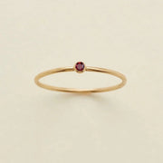 Dainty Birthstone Ring