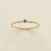 Dainty Birthstone Ring