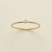 Dainty Birthstone Ring