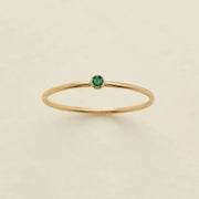 Dainty Birthstone Ring
