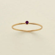 Dainty Birthstone Ring