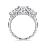 4CT 3 Moissanite Stone Set Ring