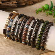 10pc Adjustable Boho Bracelet Variety Set