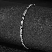 Minimal Spiral Link Bracelet