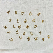 18k Summer Sea Shell Letter Initial Necklace