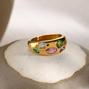 Chunky Gem Mine Ring