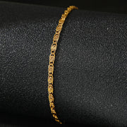 Minimal Spiral Link Bracelet