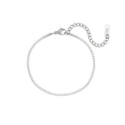 2mm Dainty Tennis Chain Bracelet and Necklace