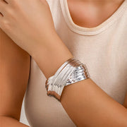 Spiral Cross Wrap Bangle Bracelet