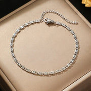 Minimal Spiral Link Bracelet