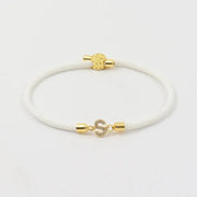 Personalized Unity Diamond Initial Bracelet