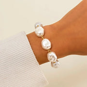 Classy Asymmetric Pearl Bracelet