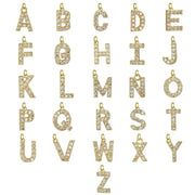 Classy Pearl Clasp Letter Initial Bracelets