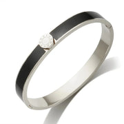 Classy Roman Numeral Bangle Bracelet and Rings