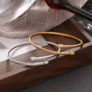 Classy Twisted Bangle Bracelet