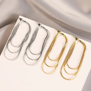 Dainty Tassel Dangle Chain Earrings