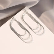 Dainty Tassel Dangle Chain Earrings