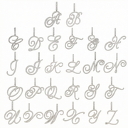 Luxe Cursive Diamond Accented Initial Necklace