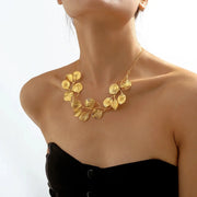Natures Leaf Statement Necklace