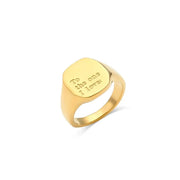Positive Affirmation Engraved Rings