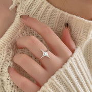 Resizable North Star Rings