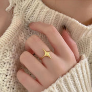 Resizable North Star Rings